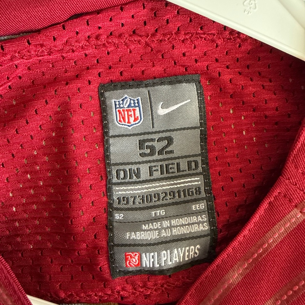 NFL Burgundy and Gold Men's Jersey - Picture 5 of 7
